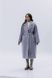 Пальто из бархатистой шерсти с небольшим ворсом цвет светлая лаванда. 093_lavender фото 10