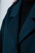 Пальто из тонкой бархатистой шерсти с небольшим ворсом цвет морской волны 093_sea_wave фото 6
