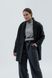 Пальто-жакет в мужском стиле из тонкой шерсти серая клетка 093_gray_check фото 8