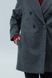 Пальто-жакет в чоловічому стилі з тонкої вовни сіро-червона клітина 093_gray_red_check фото 5
