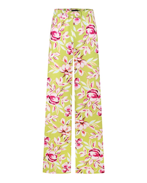 Palazzo pants with a print "Spring flowers"