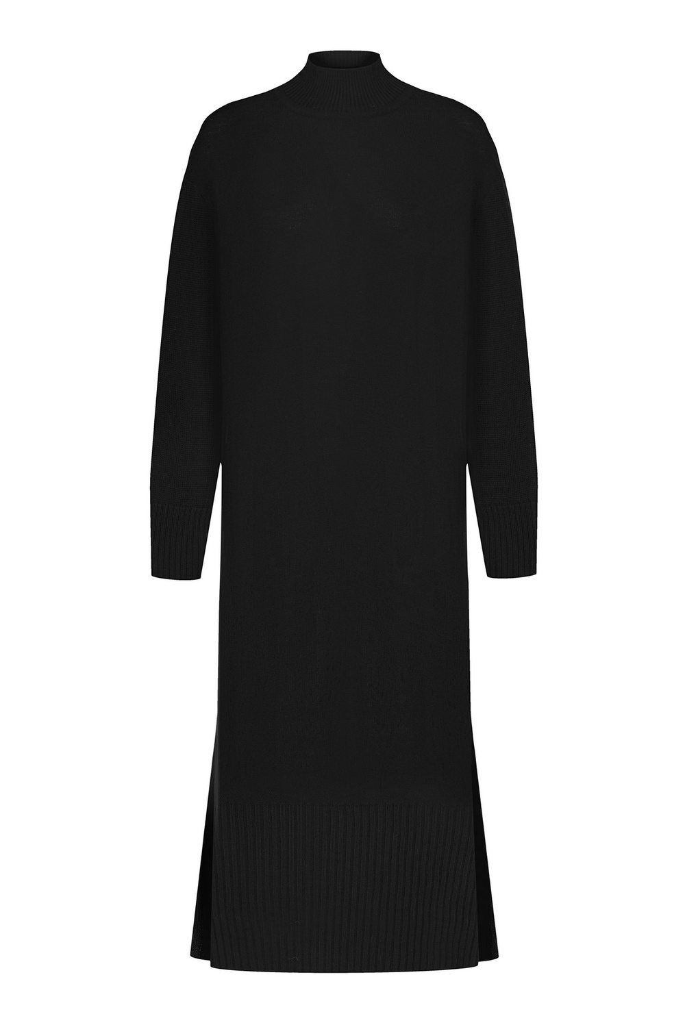 В'язана сукня светр довжина максі з напіввовни мериноса copy_Dress_knitted_02 фото