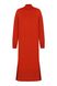 Knitted dress sweater maxi length from merino wool