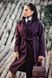 *Пальто ворсове утеплене з альпакою колір ожина 024_blackberry фото 2