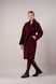 *Пальто утеплене із вовни колір бордо 081-burgundy фото 4