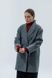 Пальто-жакет в чоловічому стилі з тонкої вовни сіро-червона клітина 093_gray_red_check фото 4