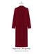 Men's style maxi coat with accent shoulder