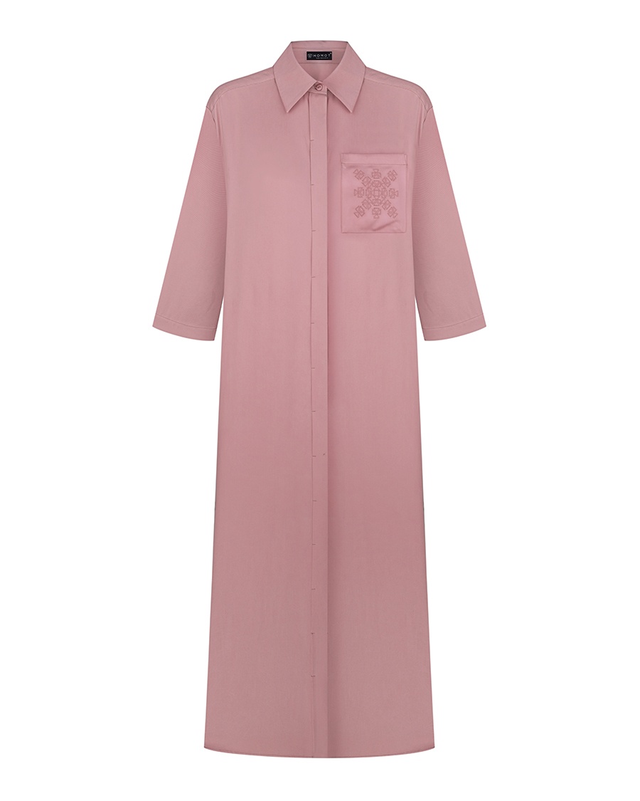 Tencel dress shirt tea rose