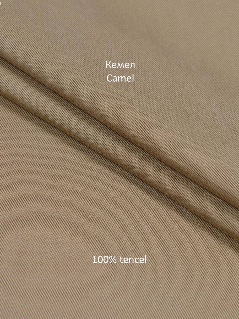 Tencel dress shirt camel