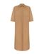 Tencel dress shirt camel