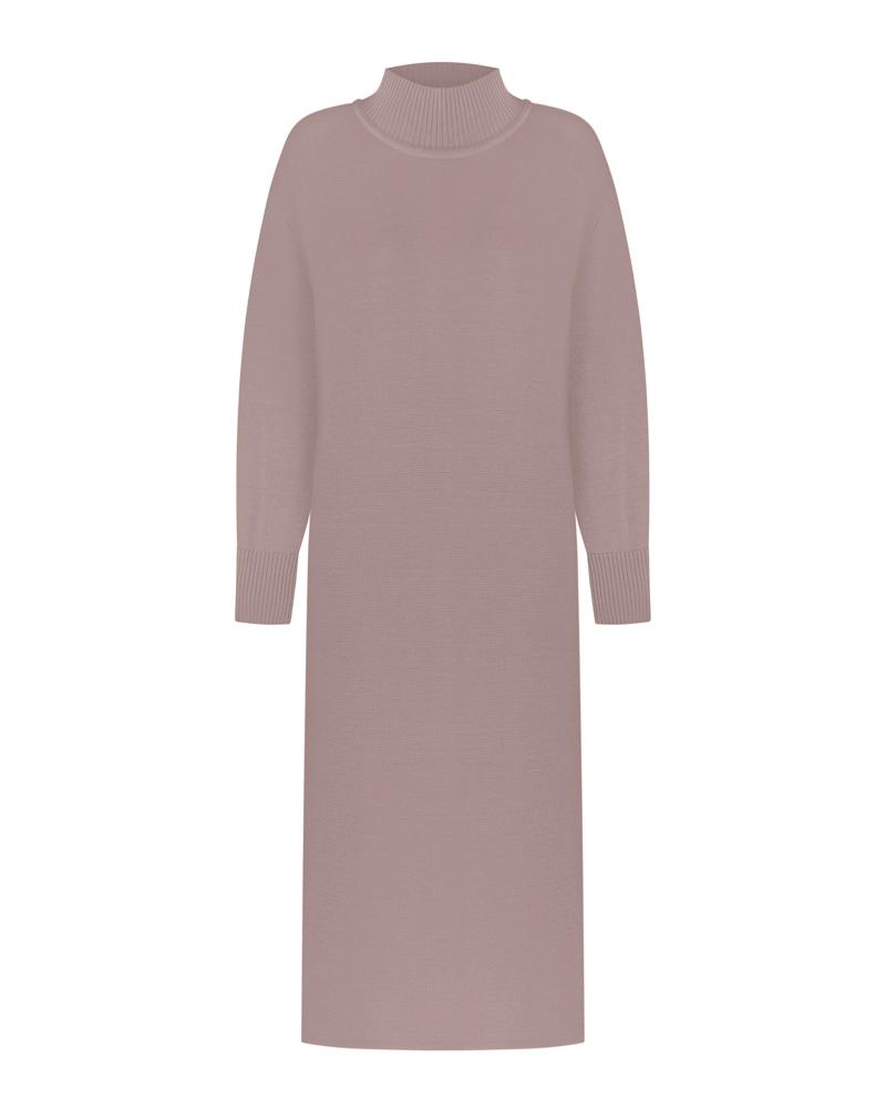 платье велле теплый серый